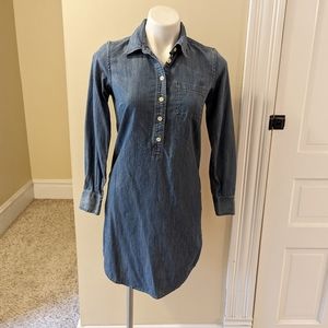 J. Crew chambray dress size XXS